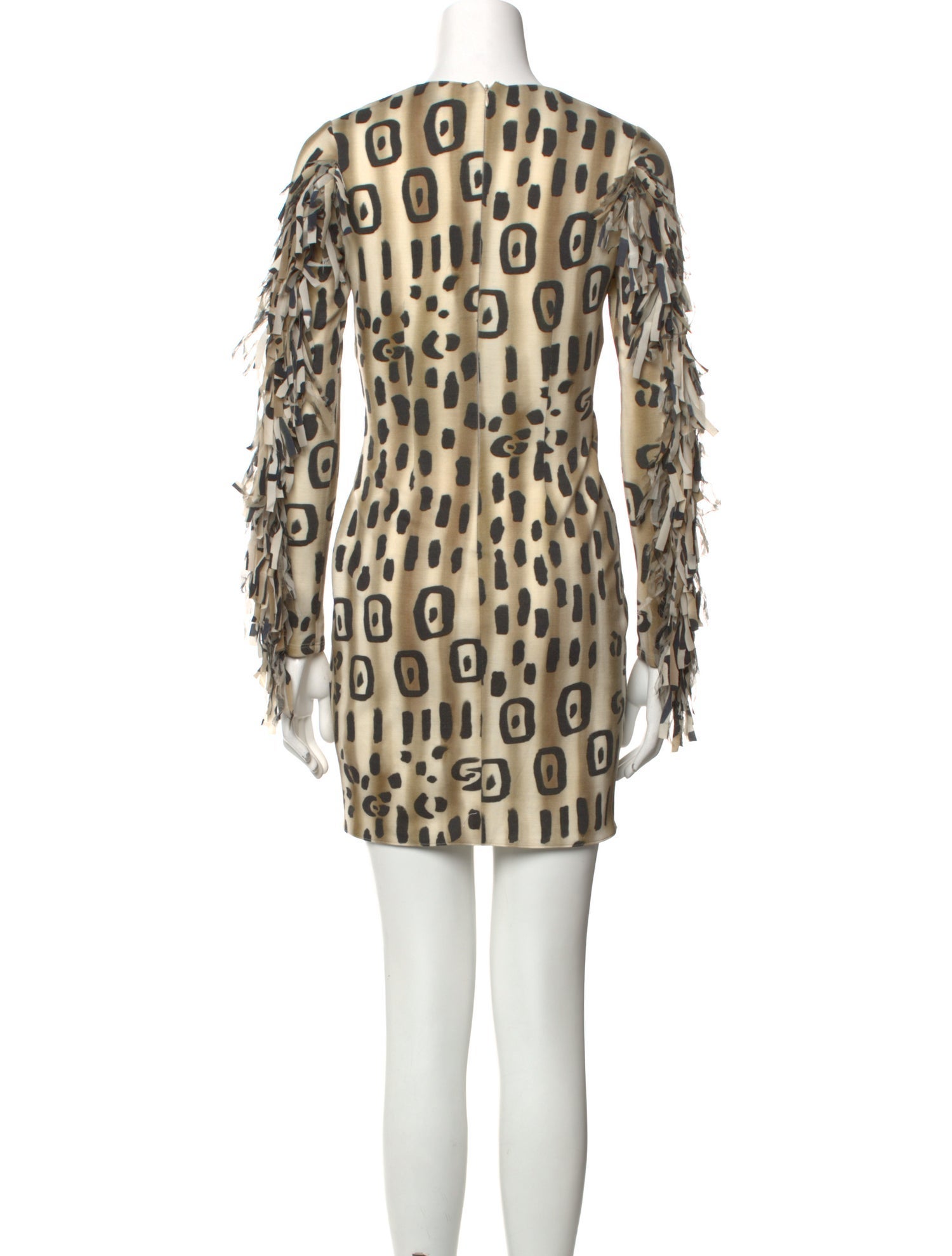 Blumarine Animal Print Mini Dress
